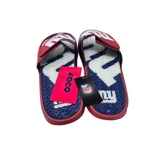 NEW FOCO New York Giants Slide Sandals 7-8 NFL Football Casual Pool Gym main image 7